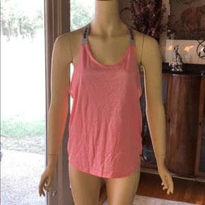 Coral Nike tank size L